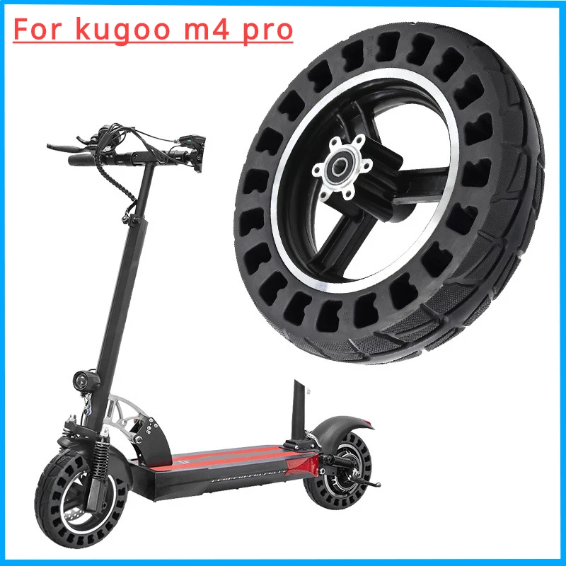 Electric scooter solid tire for kugoo m4 pro shock-absorbing tires honeycomb e scooter parts