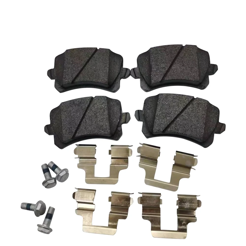 A set Rear brake pads For VW Sharan Tiguan Passat Magotan Audi Q3 A6 S6 5ND698451 3C0698451F 3C0698451E