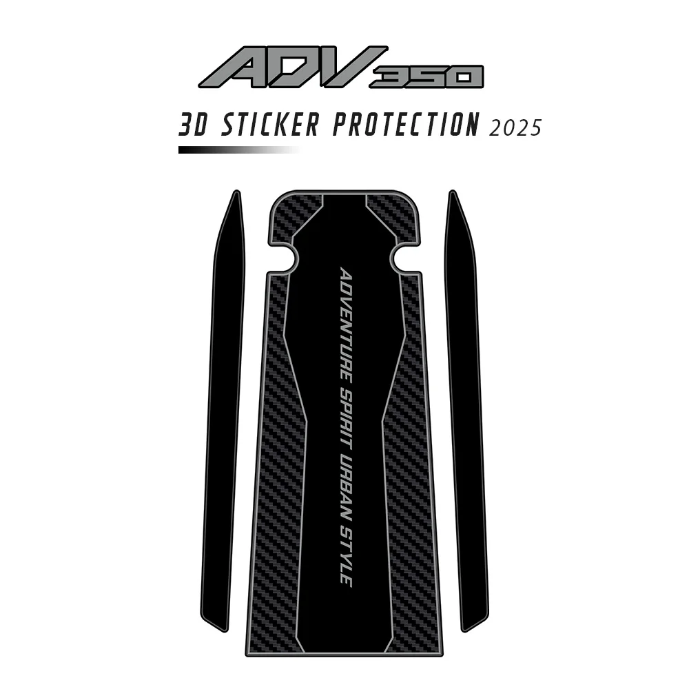 

Motorcycle Accessories for ADV 350 ADV350 2025 3D Epoxy Sticker Protection Kit Fuel Tank Area 2022 2023 2024