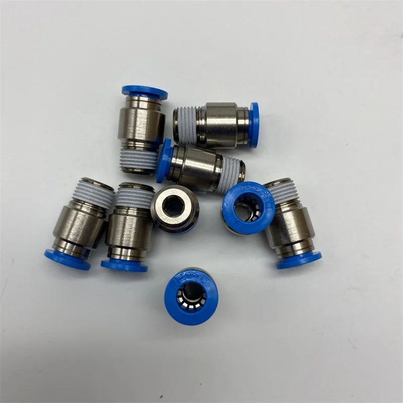 10PCS New Original FESTO quick plug connector QS-1/8-4-I 153012 QS-1/8-6-I 153013 QS-1/8-8-I  153015 QS-1/8-10-I  190647