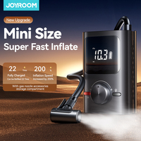 Joyroom Portable Wireless Electric Tire Inflator Pump 80W Single Cylinder Car Air Pump For Car Motorcycle Bicycle Tyre Balls