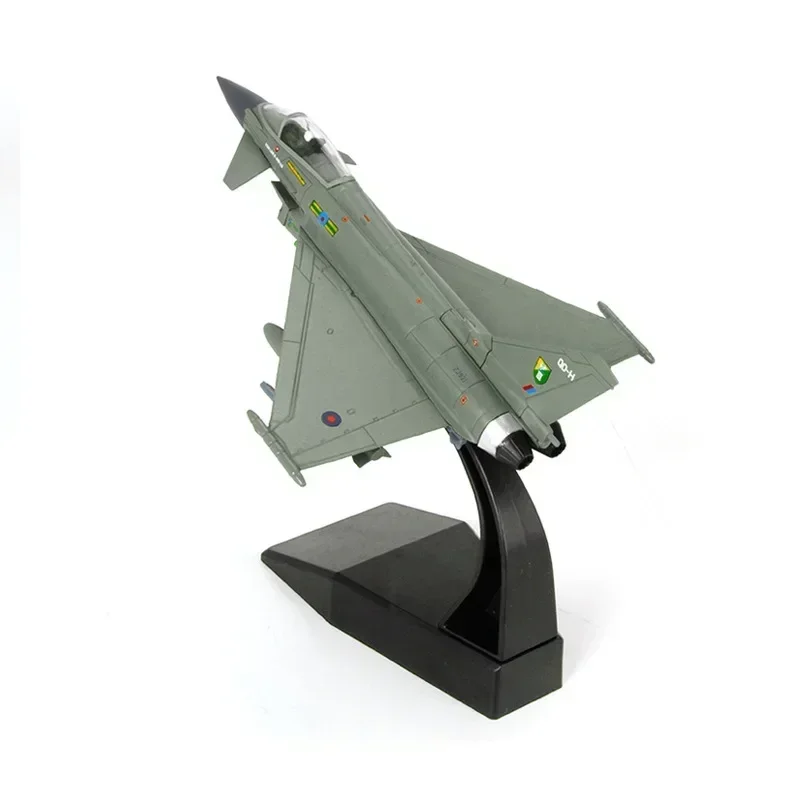 1:100 EF-2000 Eurofighter Typhoon Fighter Metal aircraft Military enthusiast collection Model toys