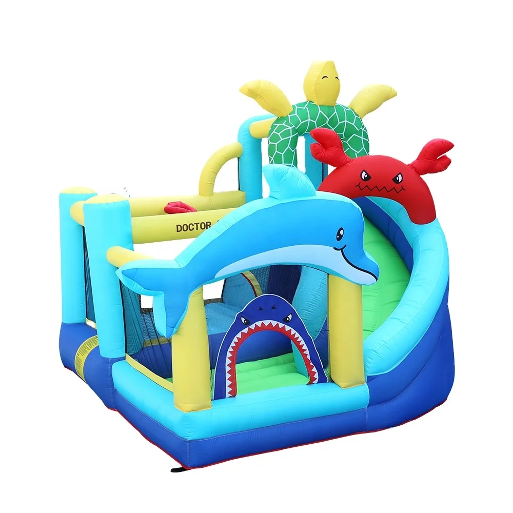 

For Toboggan Gonflable Backyard Kids Castle Bouncy Jumping Bounce House Bouncer