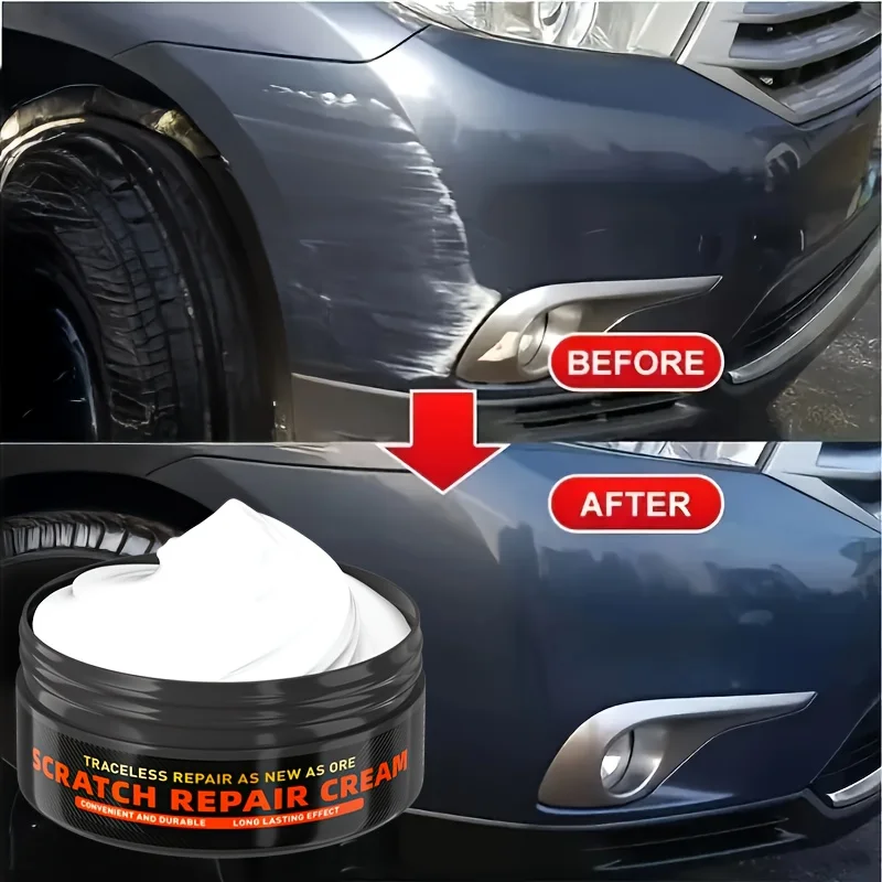 Car Scratch Repair Kit,Deep Fix Fine Scratches& Sun Damage,Car Paint Polishing Paste,Long-Lasting Shine,Protects Original Finish