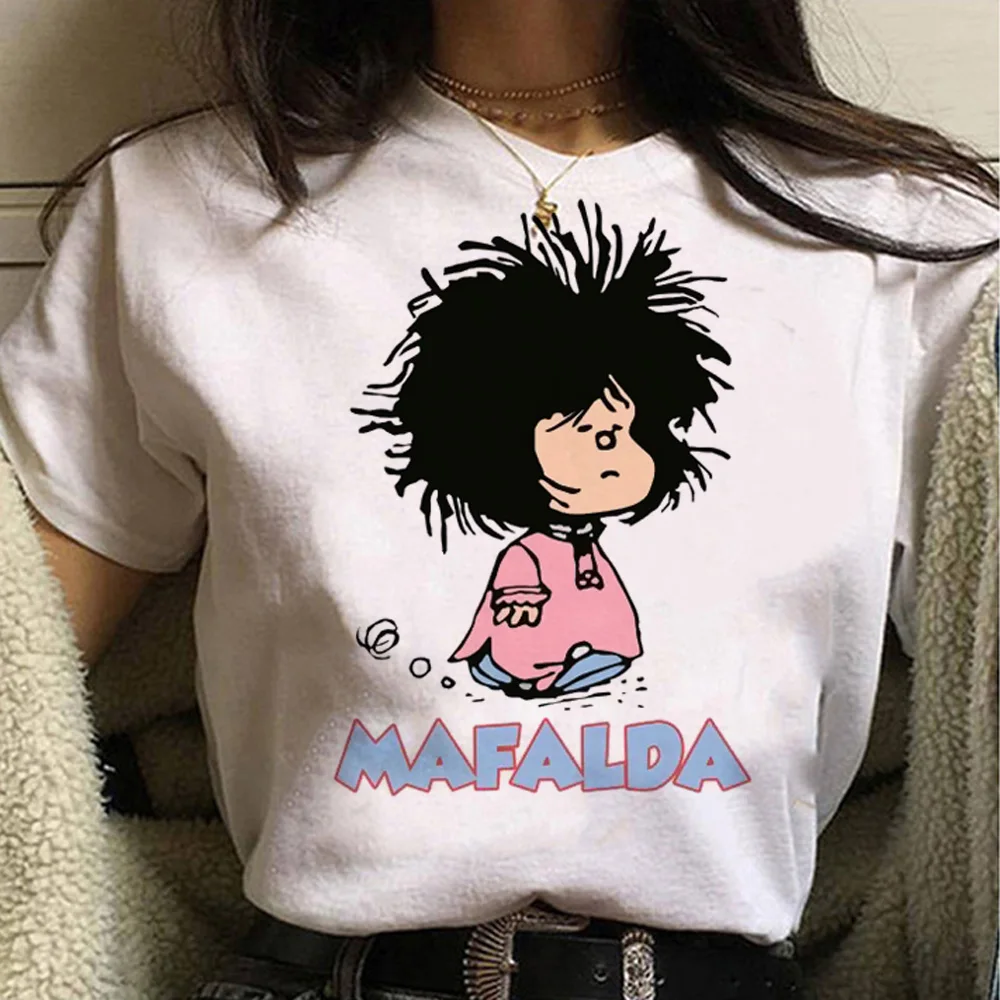 Mafalda t-shirts women manga anime graphic t-shirts female y2k funny clothing