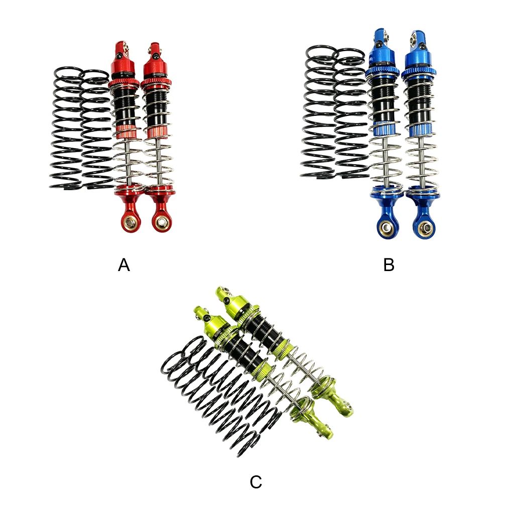 RCGOFOLLOW Front Rear Shock Absorber Smooth Rc Front Rear Shock Absorber For 1/10 LOSI Baja Rey 4WD Short Course Dark Blue