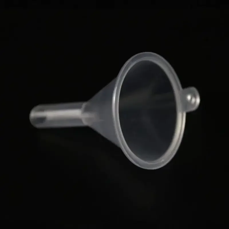 10PCS Mini Plastic Funnels for Liquid Transfer, Lab, and School Use