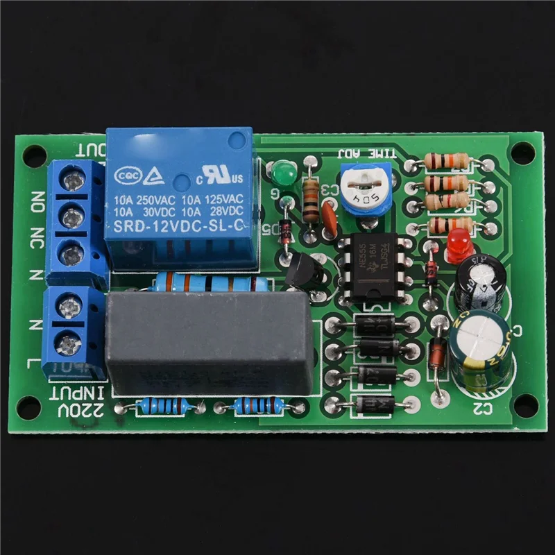 

10X 220V Relay Board, Power On, Time Delay, Circuit Module, Corridor Switch, Stair Light, D1B5-AT36
