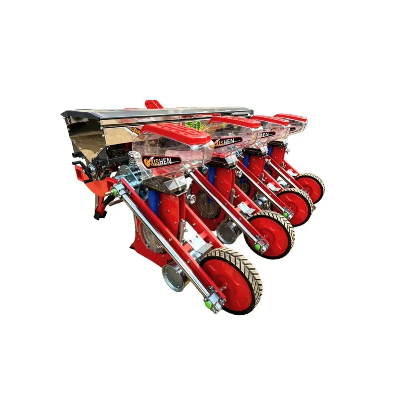 2026 High-quality Suspended Terrain-following Four-row Precision Seeder the New Seed Box Has a Box Height.
