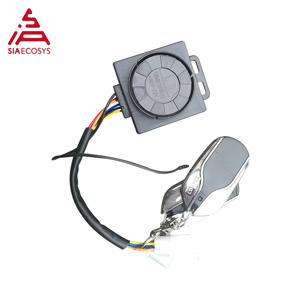 Anti Theft Alarm Remote Control Vibration Sensor for Electric Scooter E-Scooter Compatible with Votol Controller Security Device