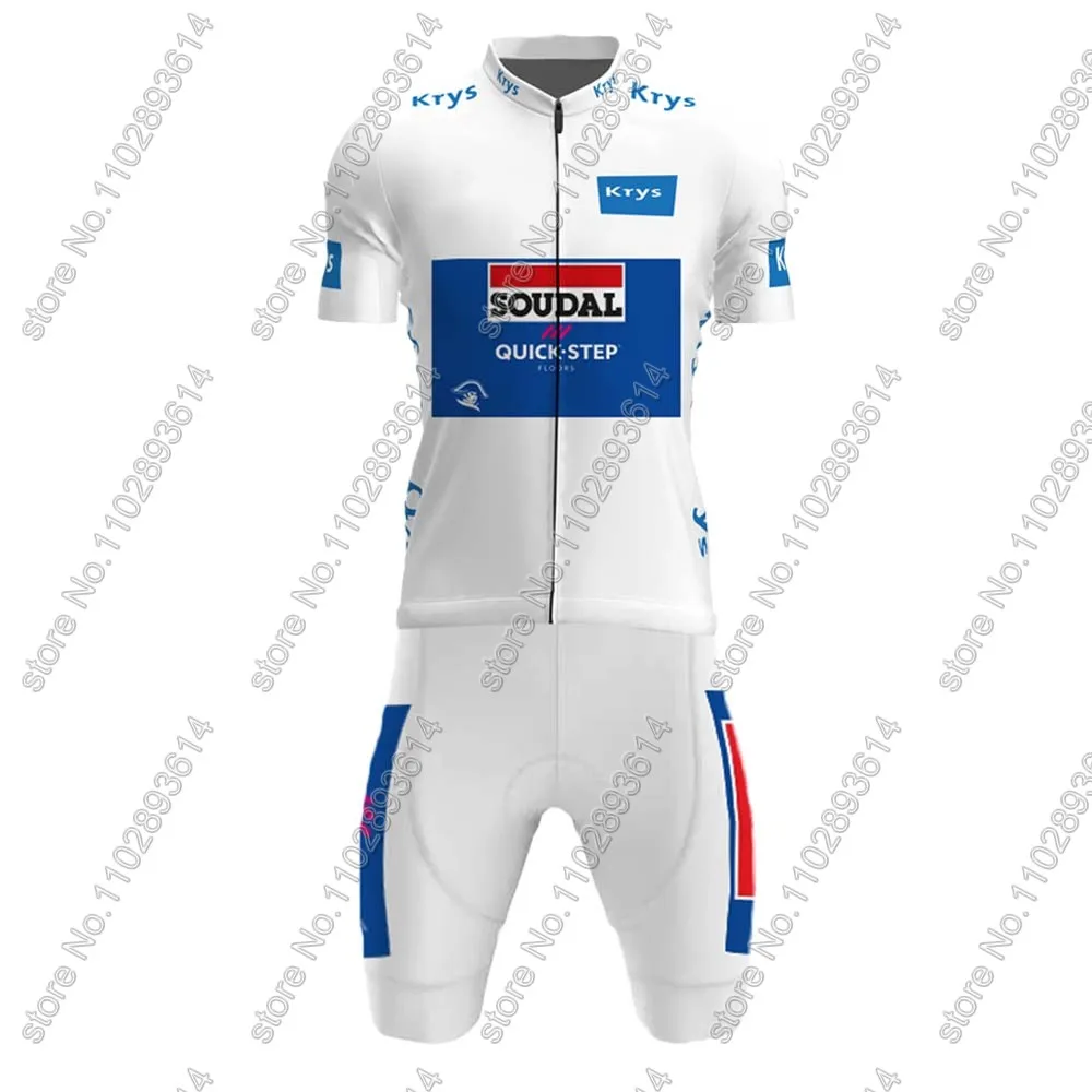 2024 Soudal Quick Step Skinsuit Cycling Bodysuit Short italy Champion Cycling Jerseys Set Race Clothing Jumpsuit MTB Maillot