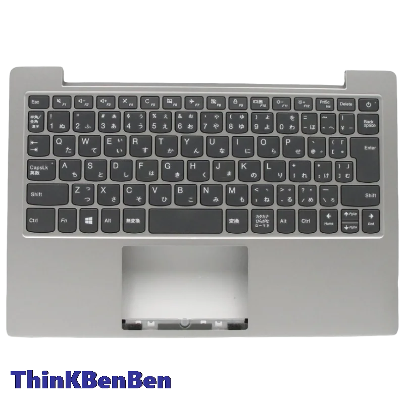 JP Japanese Platinum Grey Keyboard Upper Case Palmrest Shell Cover For Lenovo Ideapad S150 Slim 1 11 11AST 05 5CB0W44022