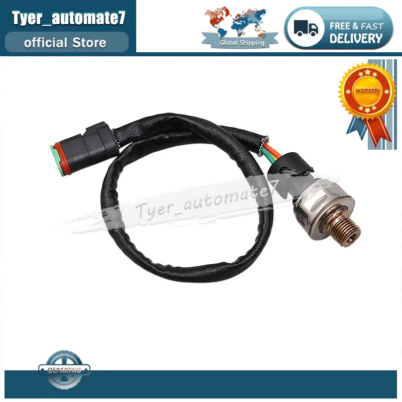 

224-4536 For Caterpillar C7 C9 C15 3126 CAT Fuel Rail Oil Pressure Sensor Car Accessories 3PP6-1 2244536 3PP61 Auto Part Replace