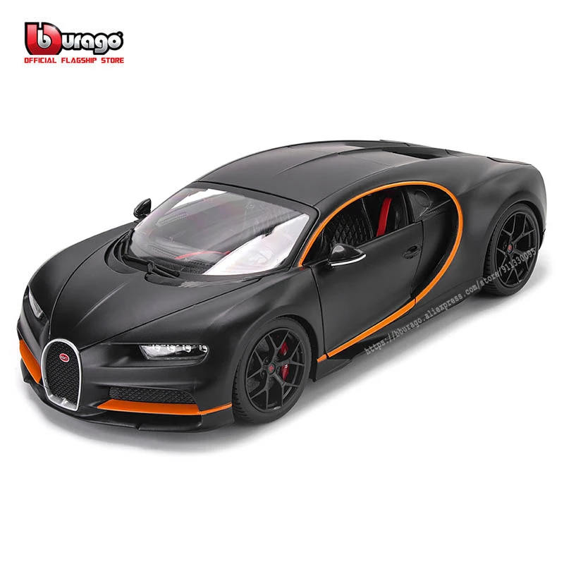 Bburago 1:18 Bugatti Chiron Sport Alloy Luxury Classic Car Die Casting Car Model Toy Collection Gift