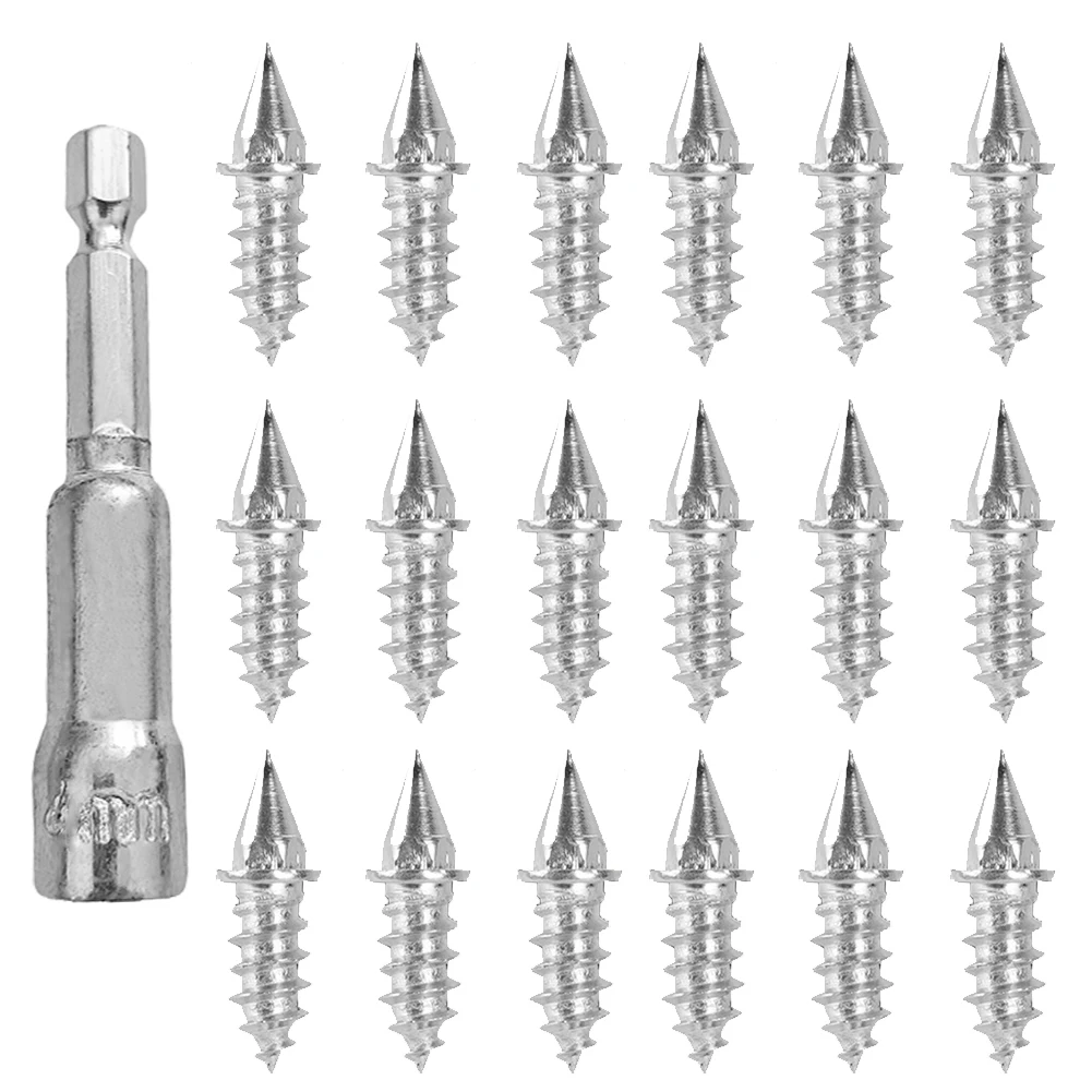 20/50/100Pcs Universal Anti-Slip Screws Winter Car Tire Stud Nails Auto Motorcycle Truck Off-road Snow Tyre Steel Cleats