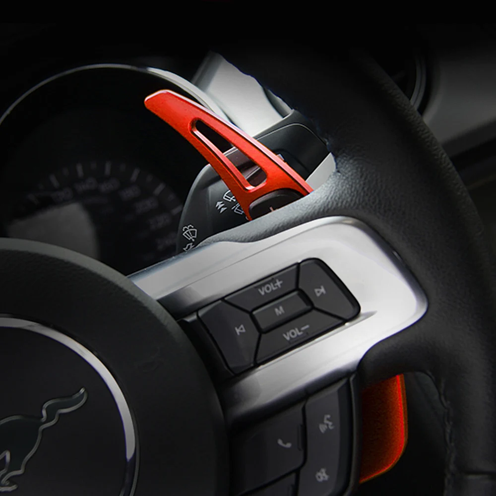 Paletas de cambio de marchas para volante Ford Mustang 2015, 2016, 2017, 2018, 2019, accesorios de aleación de aluminio, 2 uds.