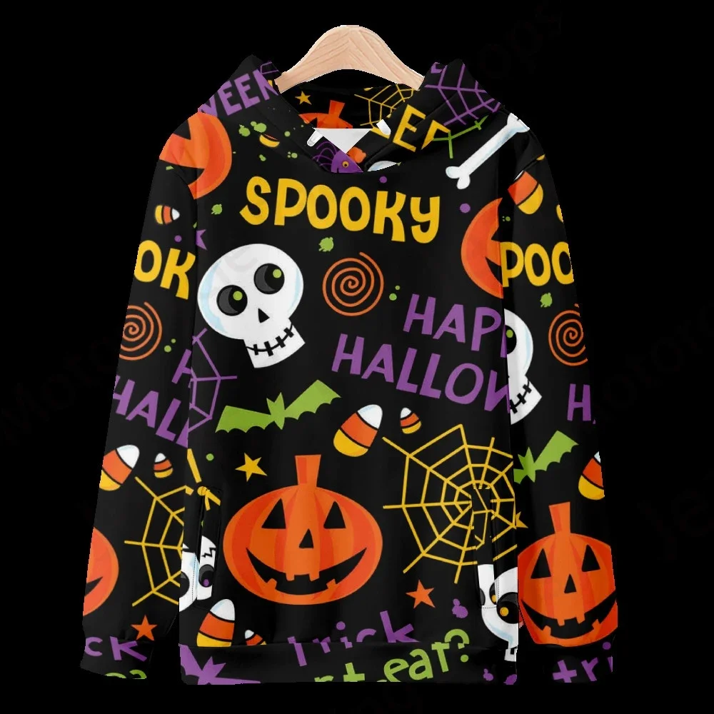 

Cartoon Halloween 3d Print Hoodie Men Women Fashion Oversized Hoodies Women Sweats Coat Hooded Sweats Pullovers Women's Clothing
