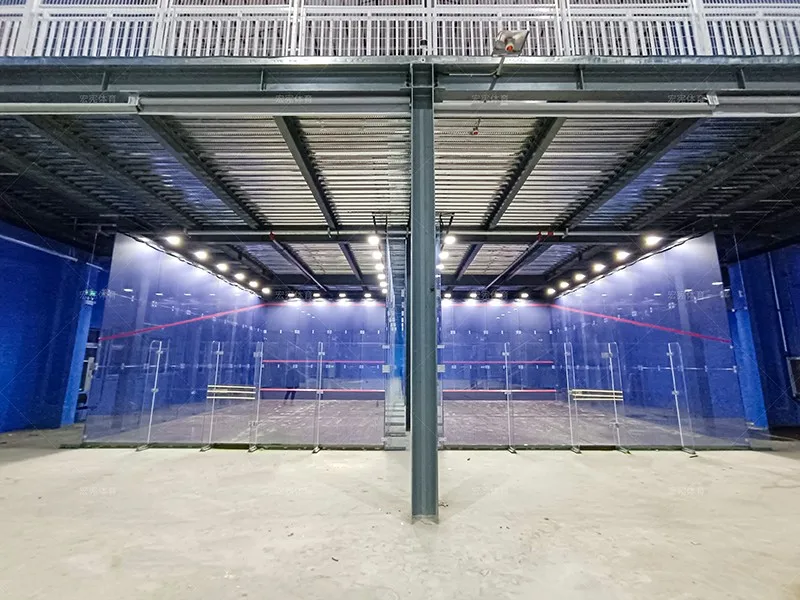 

All Glass Movable Squash Court