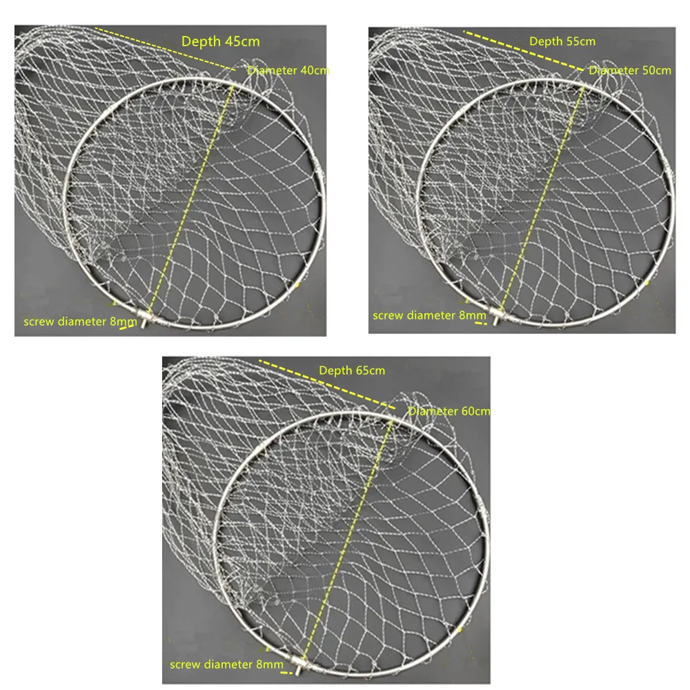 Cabezal Red Aterrizaje Acero Inoxidable – Malla Nylon Reforzada - imagen 2