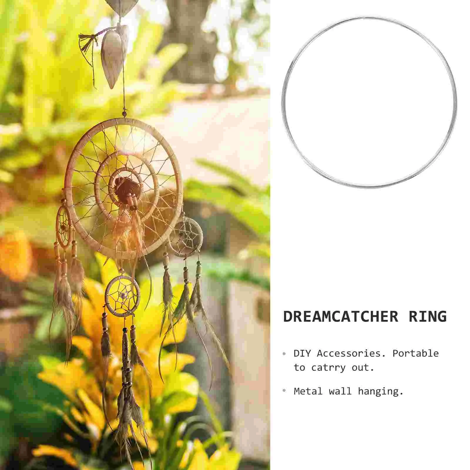 10PCS Catcher Metal Rings Metal Hoops Macrame Ring Wall Hanging or Craft and Catcher Mandalas 10cm