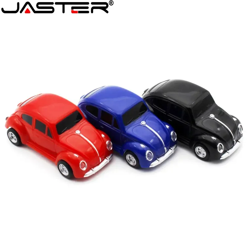 Beetle Car Model Pen Drive 256GB Plastic Flash Drives 128G Red Business Gift Real Capacity Memory Stick 64G Usb Stick 32G U Disk