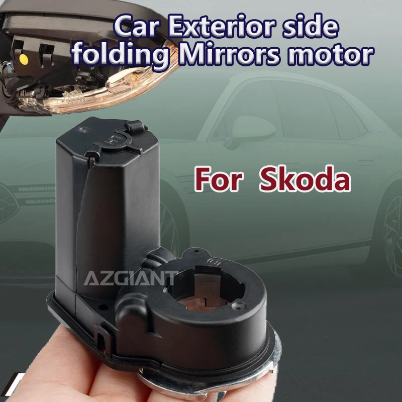

AZGIANT Car Exterior Auxiliary power folding mirror R L motor for Skoda Superb III 2015-2022 Yeti 2013-2017 replacement Parts