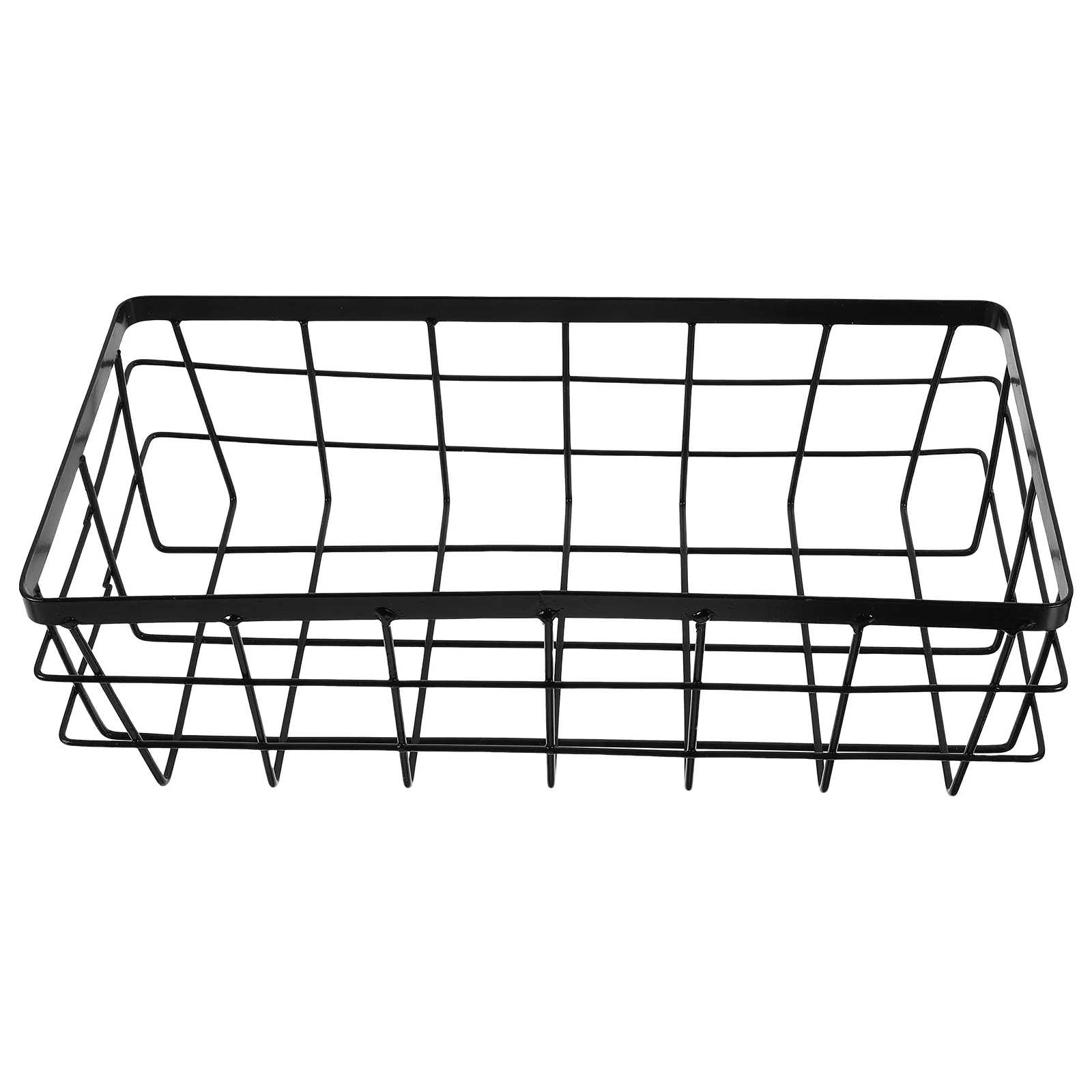 Wall Basket Metal Storage Sink Sponge Holder Shower Shelves Wire Organizer Wrought Iron and Organization Bins