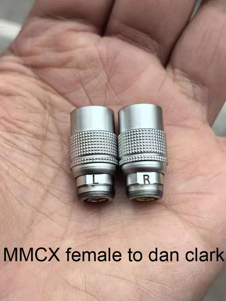 1 Pair HIFI 3.5mm 0.78mm MMCX Female To Dan Clark Audio Mr Speakers Ether Alpha Dog Prime Adapter 3.5 1/8\'\' Mini Connector
