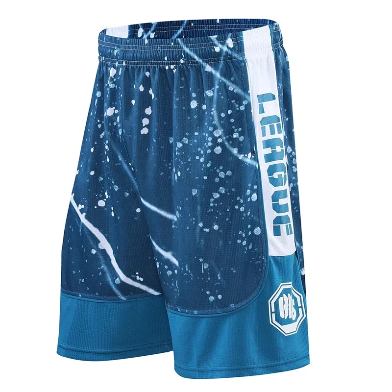 New Men's Basketball Shorts 3 Colors Gym Mesh Male Quick Dry Cycling Exercise Training Running Gum Sports Bottom Clothes