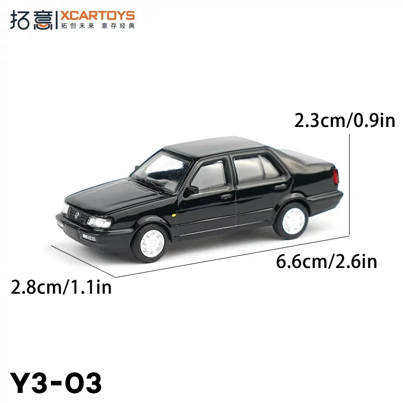 Xcartoys 1/64 Jetta Vintage Diecast Toys Classic Model Car Racing Car Vehicle For Children Gifts