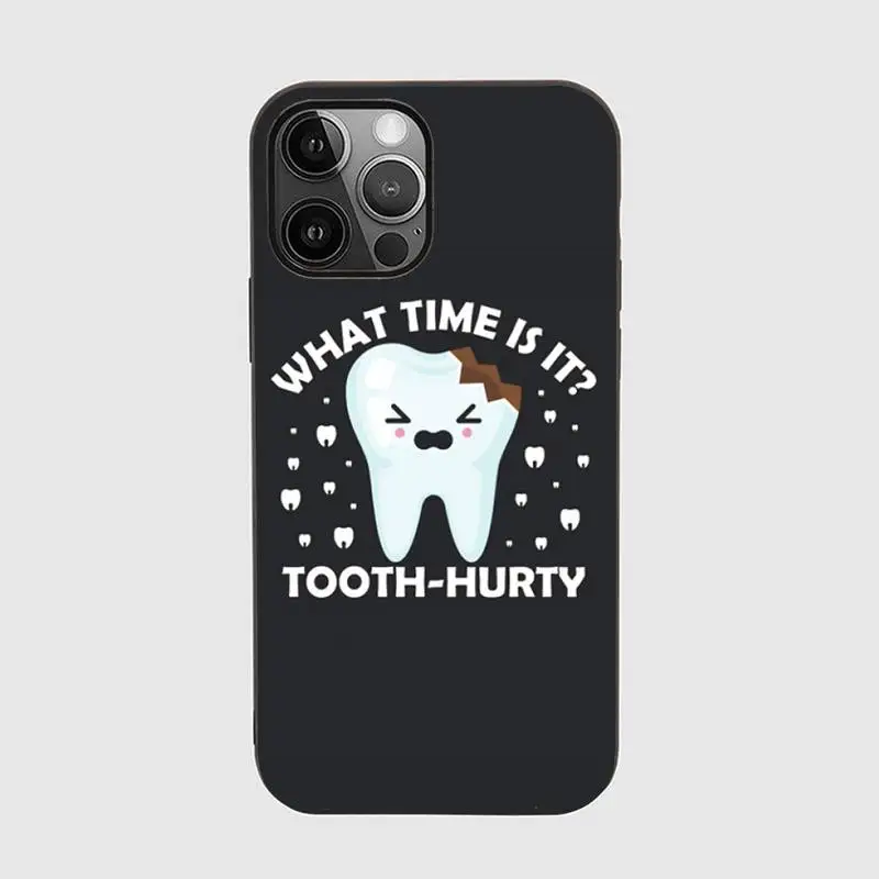 Dentist Teeth Tooth Phone Case For iphone 11 13 12 14 x xs xr pro max mini plus boys girls cover