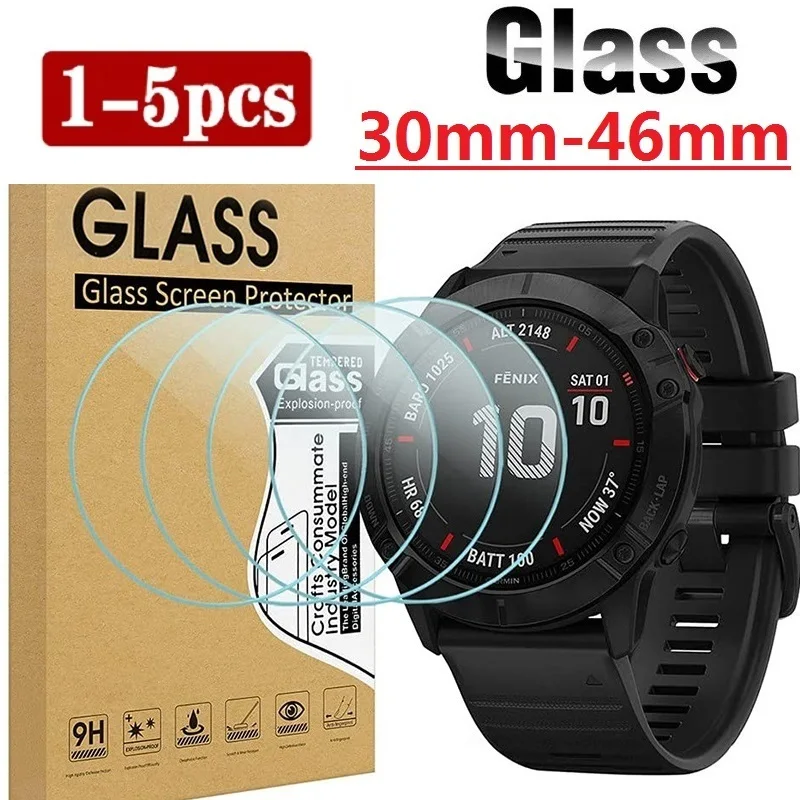 Protector de pantalla de vidrio templado para reloj inteligente 40MM 42MM 44MM 39MM 38MM 37MM 35MM 34MM 33MM 45MM 30MM-46MM película accesorios para