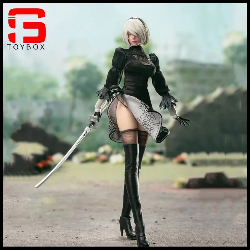 

【2024 Q4】Master Team MTTOYS019 1/6 2B Girl Double Head Action Figure 12'' Female Soldier Figurine Full Set Collectible Model