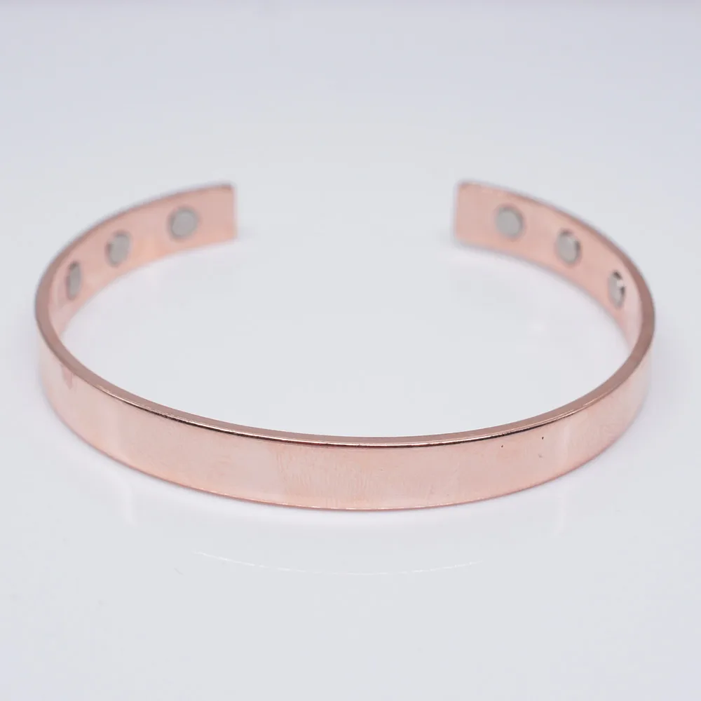 925 Sterling Silver S925 Pure Silver Open Bangle Rose Gold Plated Couple Bracelet Durable Hypoallergenic Fine Jewelry