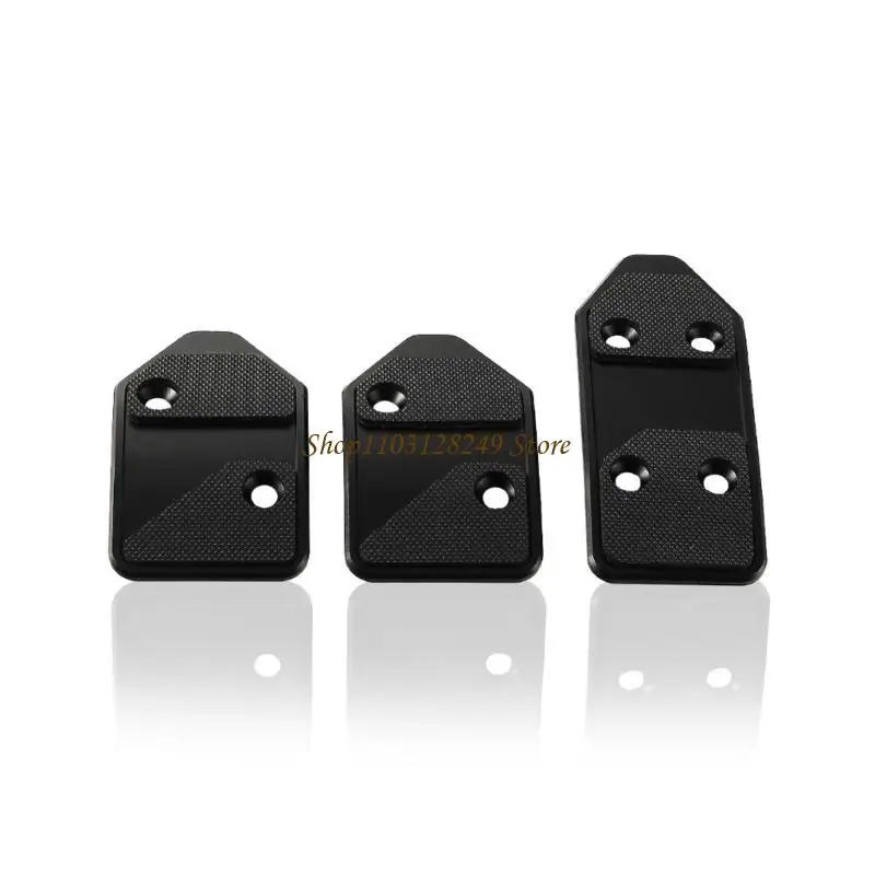 N5KD High Traction Aluminum Cover For Atv Pedals Improving Safety On Rough Terrains