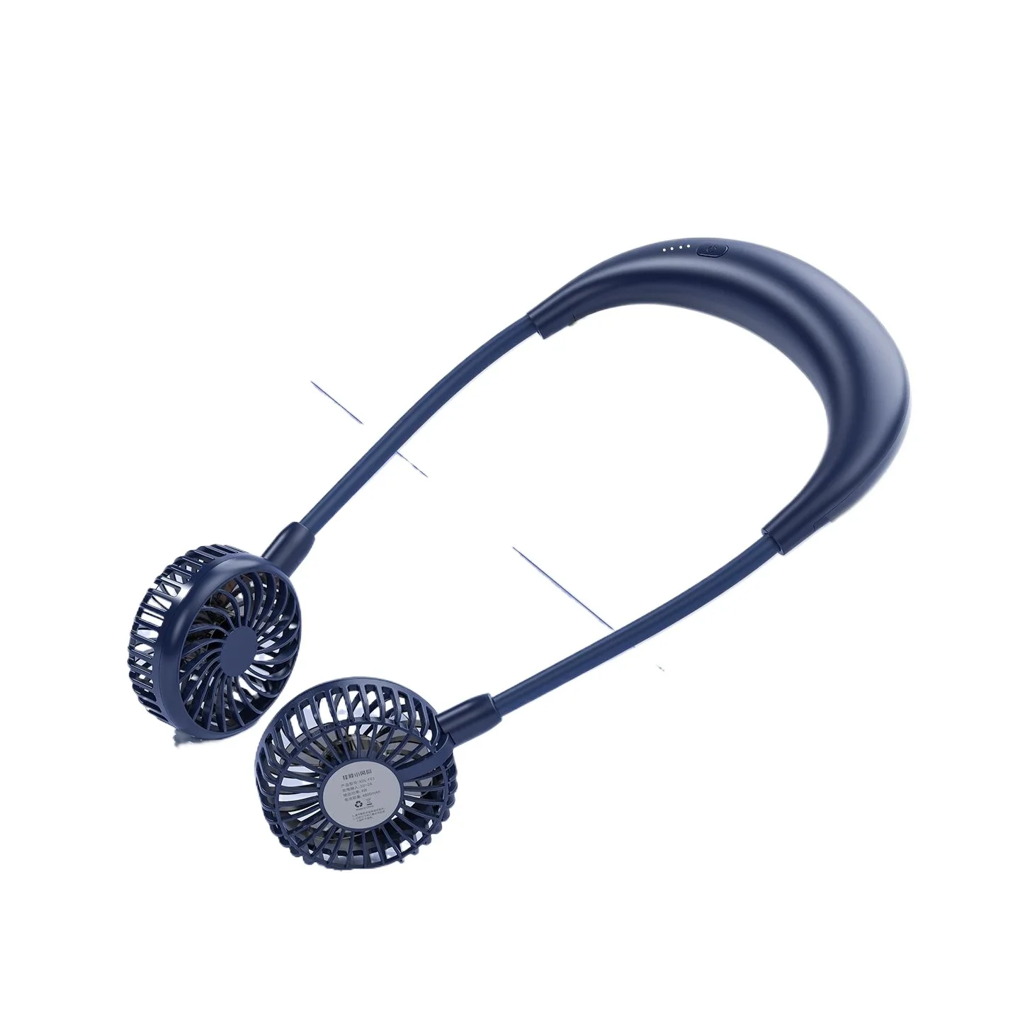 Neck Small Fan Portable Mini Lazy Neck Foldable Kitchen Desktop Outdoor Small Fan