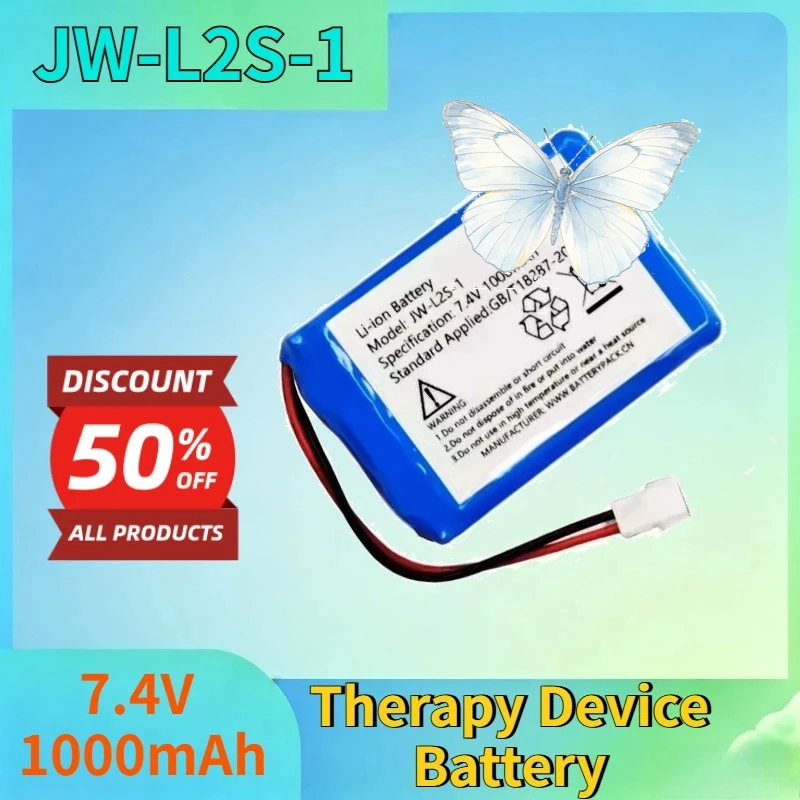 

Newest JW-L2S-1 7.4V 1000mAh Li-ion Rechargeable Battery for Dental Root Canal High Quality Therapy Device Replacement Battery
