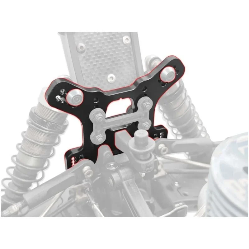 Original TO-242-MBX8R Black Hard Coated 5mm 7075-T6 Alum.Rear Shock Tower ( For Mugen MBX8R ) Rc Tool