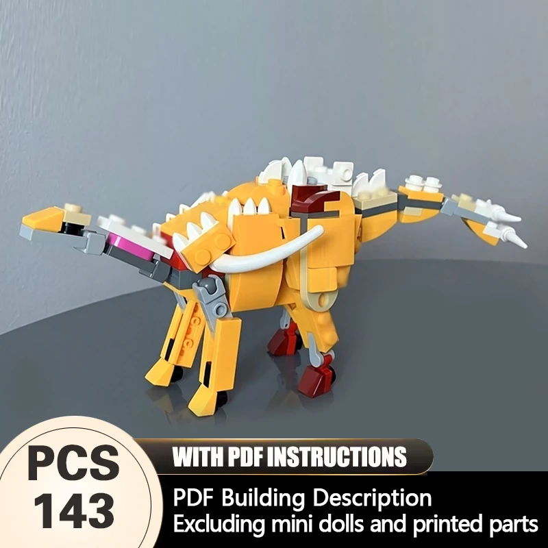 

Creators Animal Series Model MOC Building Bricks Gigantspinosaurus Modular Technology Gifts Holiday Assemble Children Toys Suit