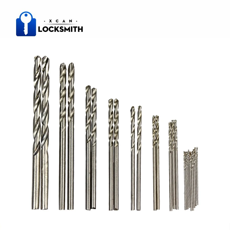 25 PCS 0.5mm-3mm HSS Twist Drill Bit Set Crafts Jewelry DIY Woodworking Mini Drill Bits Micro Drill Bits