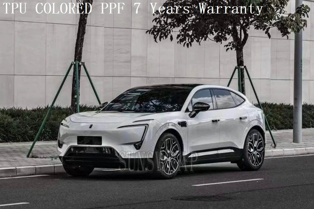 

COLOR PPF Crystal Onyx-Grey Paint Protection Film - Self-Healing Gloss Vinyl Wrap for Car, Boat, Yacht 5x52ft/roll