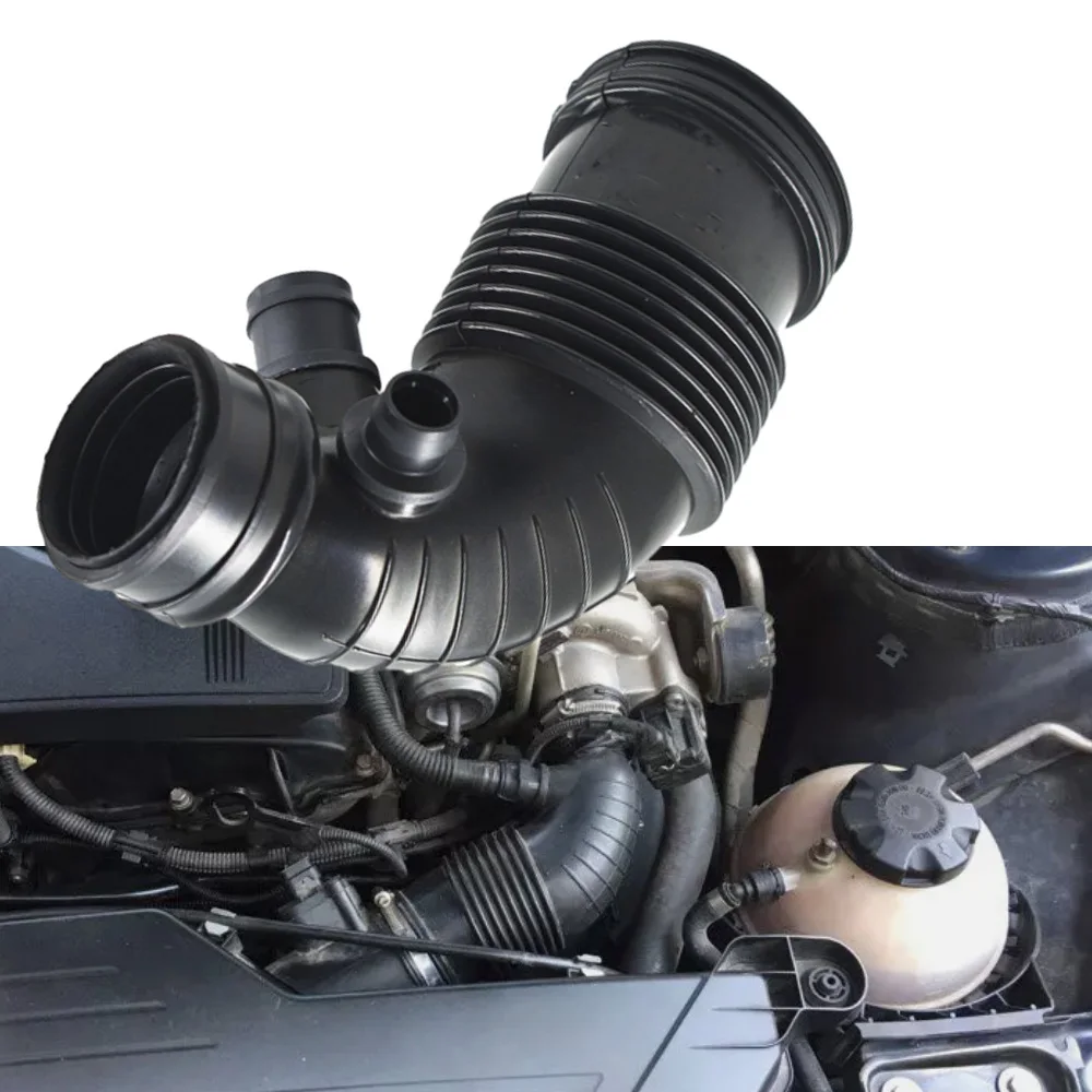 For BMW 1 Series F20 2010 2011 2012 2013 2014 2015 Car Air Duct Filtered Pipe Intake Hose Black 13717597586 13 71 7 597 586