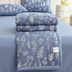 1pc Thin Duvet for Summer Quilt Single/Double/Queen Size Comforter Printed Blanket Home Soft Bedspread edredones (No Pillowcase)