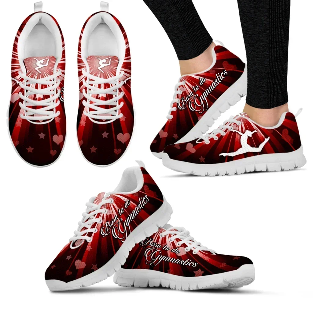Yellow And Black Color Contrast Design Line Dance Sneakers Comfortable Breathable Shoes Knitted Shoes Zapatos Planos