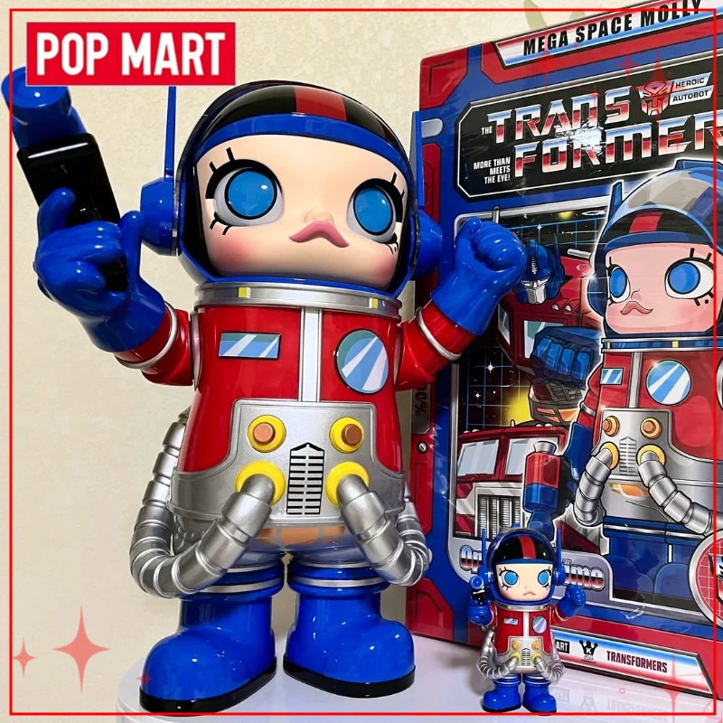 

Genuine POP MART MEGA SPACE MOLLY 400% Optimus Prime Film and Television Linkage Special Large Dolls