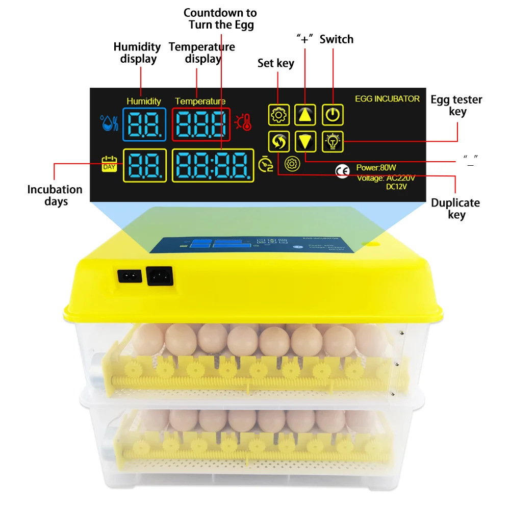 HT-112 chicken egg incubator spare parts accessory hatchery machine egg incubators automatic hatching machine