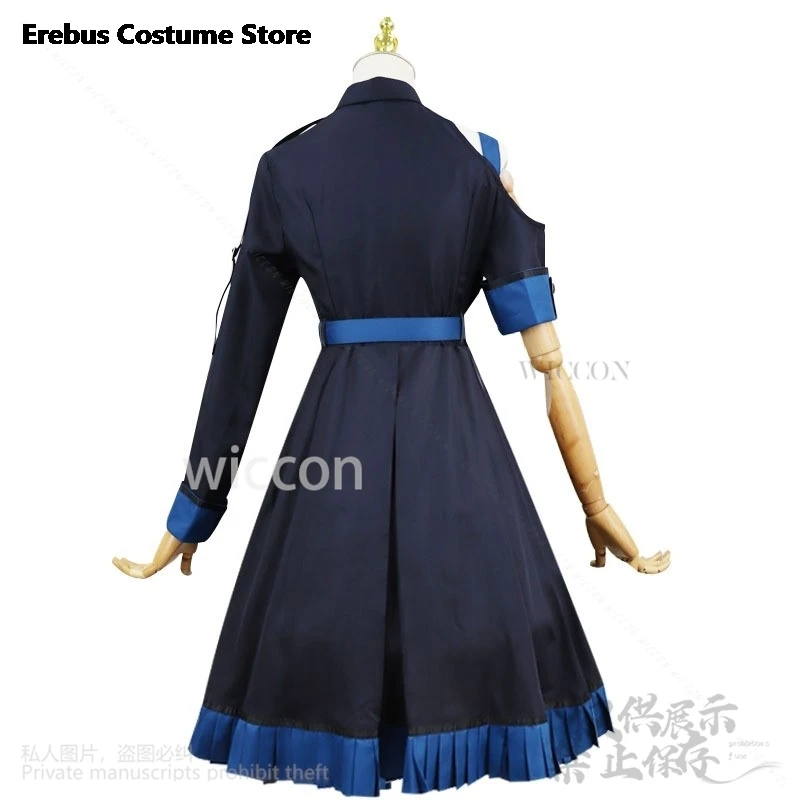 Anime Spel Gakuen Idolm @ Ster Cosplay Katsuragi Lilja Kostuum Pruiken Lolita Jurk Uniform Vrouw Sexy Halloween Verjaardagsfeestje Pak