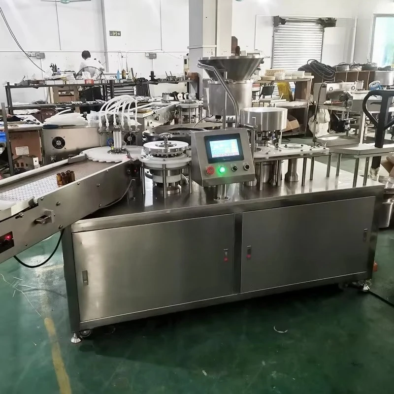 Automatic battery sealing machine Ampoule oral liquid bottle descrambling stop sealing production line carton