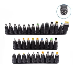 34PCS 5.5mmx2.1mm AC DC Universal Power Supply Adapter Tips Connector Kits for Lenovo Thinkpad Laptop Power Supply Plug Jack Set