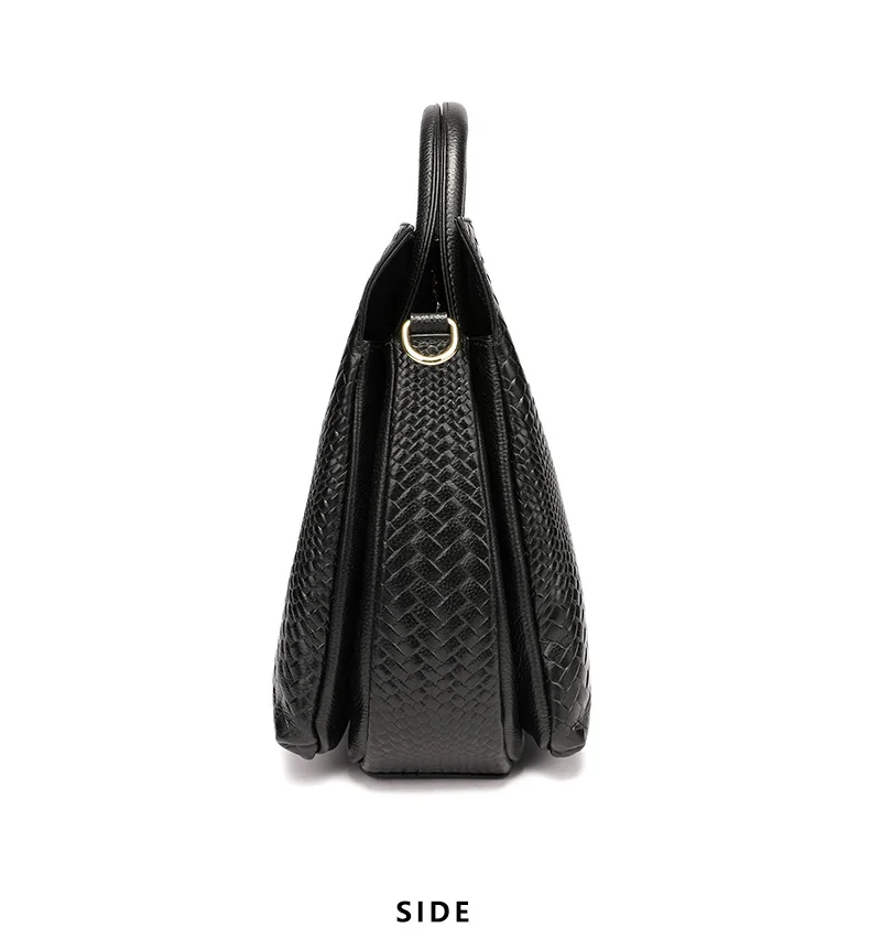 Luxuriöse Handtaschen aus hochwertigem Leder, minimalistisch, weiches Kalbsleder, lässige Tragetasche, modische Damenhandtasche – Detail 10